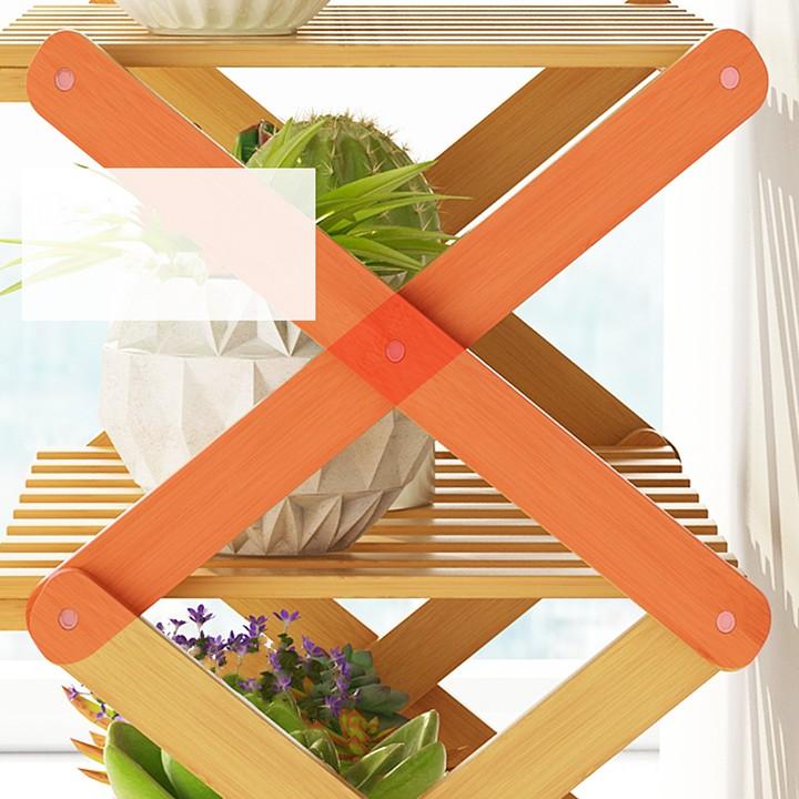 Kệ để chậu hoa ban công 3 tầng Ziczac độc lạ - Giá để cây cảnh chậu bông trang trí phòng khách, decor quán cafe đẹp