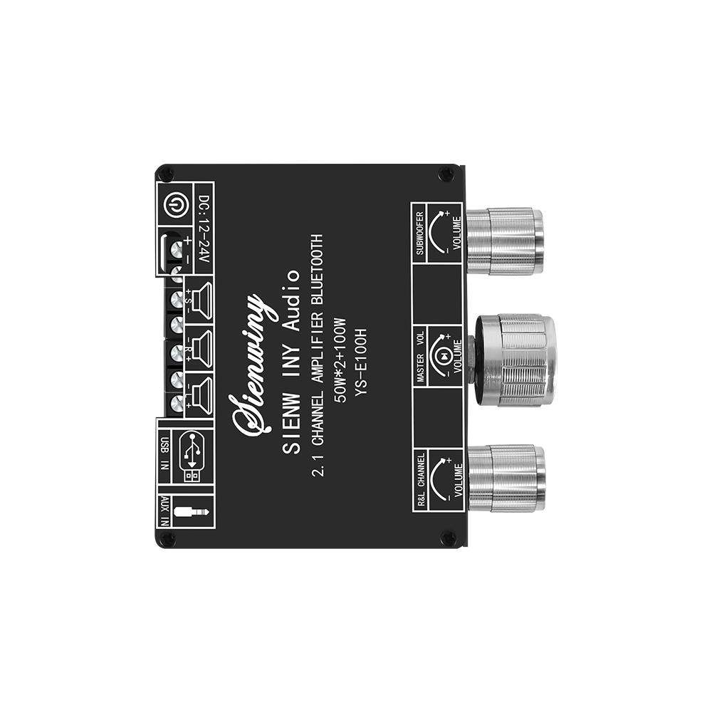 2.1 Channel BT 5.1 Digital Audio Amplifier Board Module High and Low Tone Subwoofer Support AUX Audio Input U disk