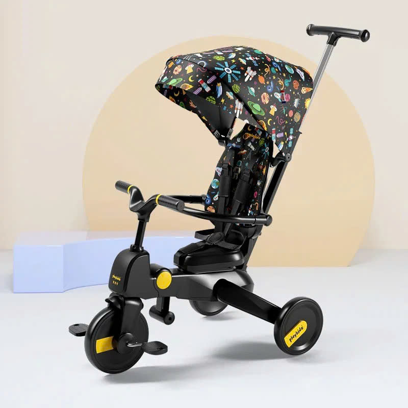 Xe đạp 3 bánh cho bé Playkids S03, gấp gọn Hàng chính hãng