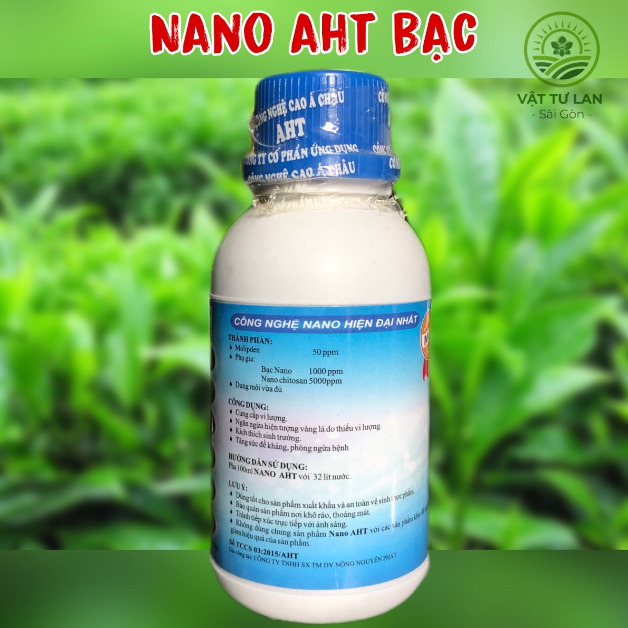 Vi lượng Nano Bạc AHT - Chai 100ml