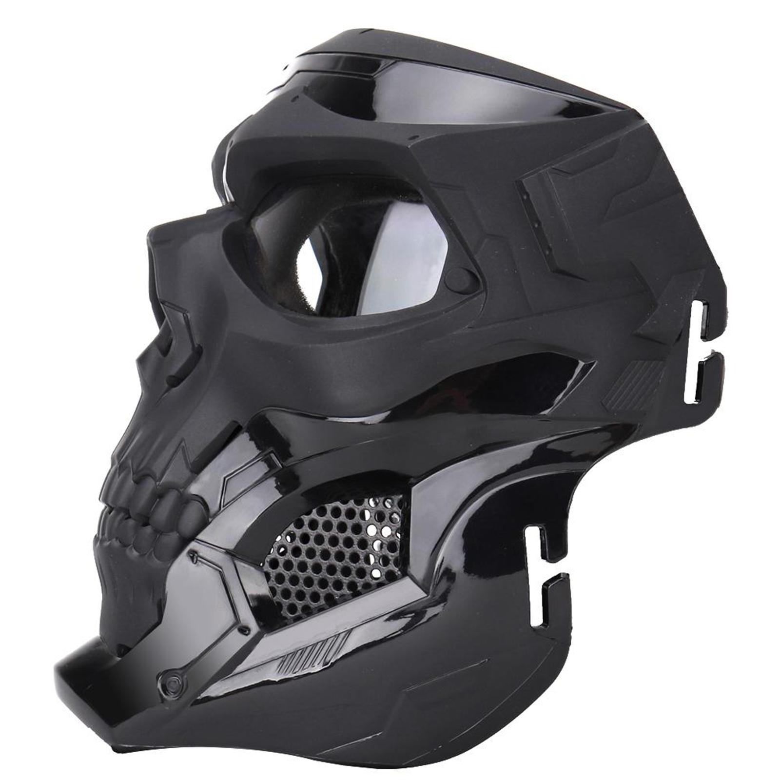 Tactical Face Mask Outdoor Hunting Protective Full Face Masks Cover Black