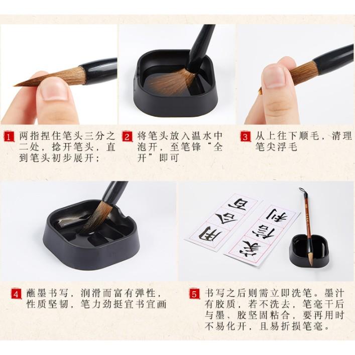 Bút Viết Thư Pháp, Vẽ Calligraphy, Kanji, Hán Tự, Chữ Nho, Chữ Hàn Baoke - SIZE TRUNG S003