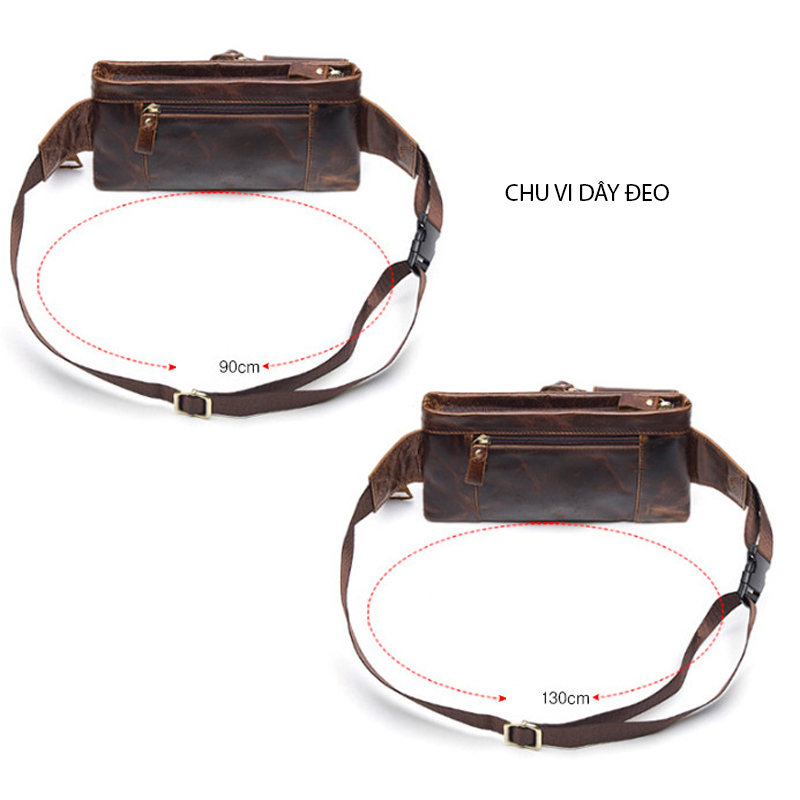 Túi đeo chéo nam DA BÒ THẬT phong cách mới  - BEE GEE DCN9221