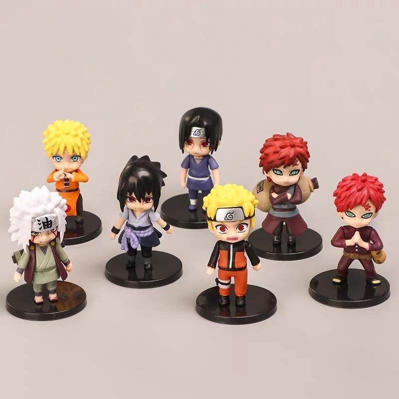 Mô hình Naruto - Mô hình Chibi 6cm Naruto, Sasuke, Kakashi, Itachi, Hinata, Jiraira, Gaara