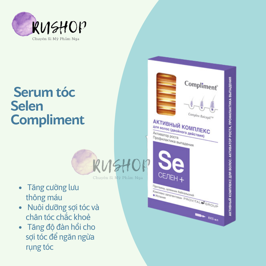 Serum tóc Selen Compliment trị rụng kích mọc tóc