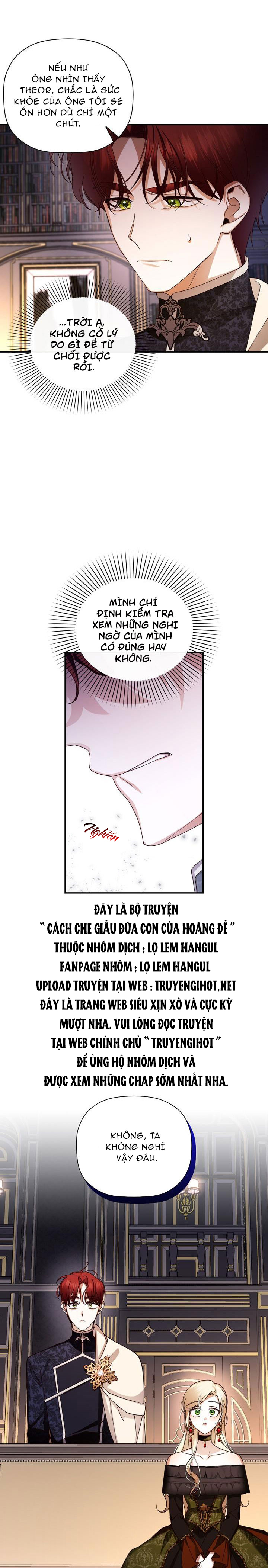 cách che giấu đứa con của hoàng đế chapter 18 3