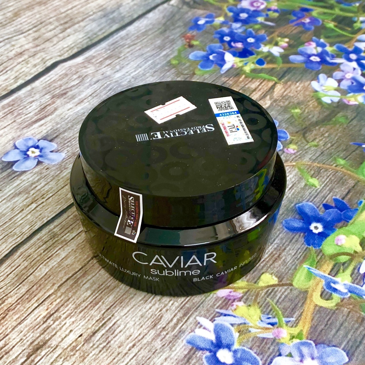 Mặt nạ Selective Caviar Sublime Ultimate Luxury mask dưỡng ẩm phục hồi tóc chiết xuất trứng cá tầm Ý 250ml