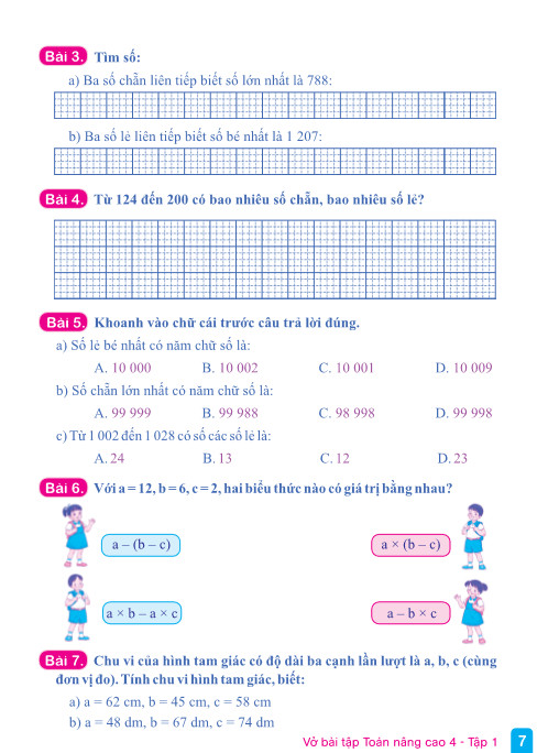 Sách - Vở Bài Tập Toán Nâng Cao 4 - Biên soạn theo chương trình GDPT mới - ndbooks