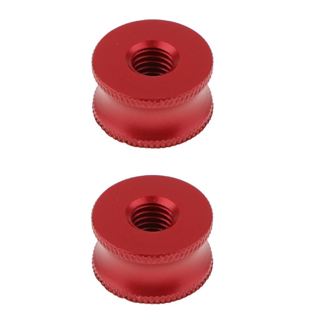 2pcs Red 1/4" To 3/8" Converter Screw Adapter For Tripod DSLR Camera