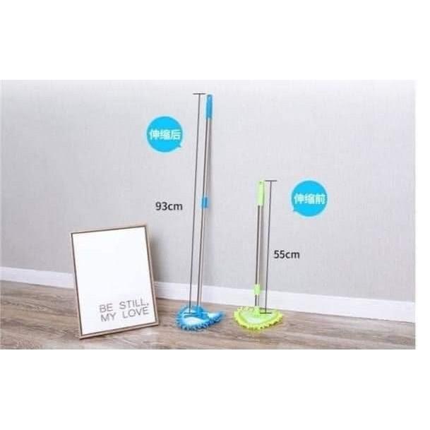 Chổi lau kính trần nhà thông minh cán rút 55cm -99 cm