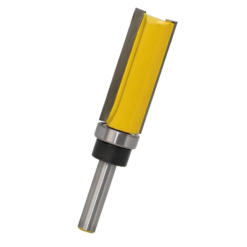 2-Flute Straight Cutter Router Bits Woodwork 8mm Shank 3/4 Cutting Dia 2pcs