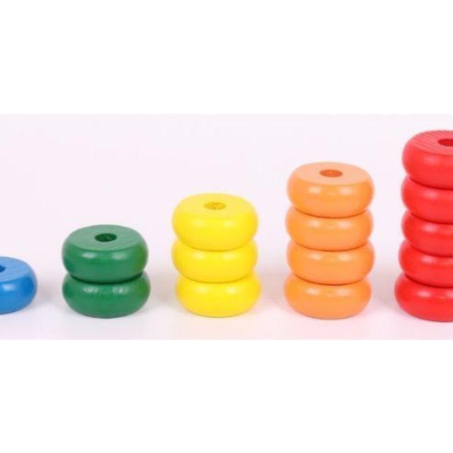 Bảng học số và lượng Montessori