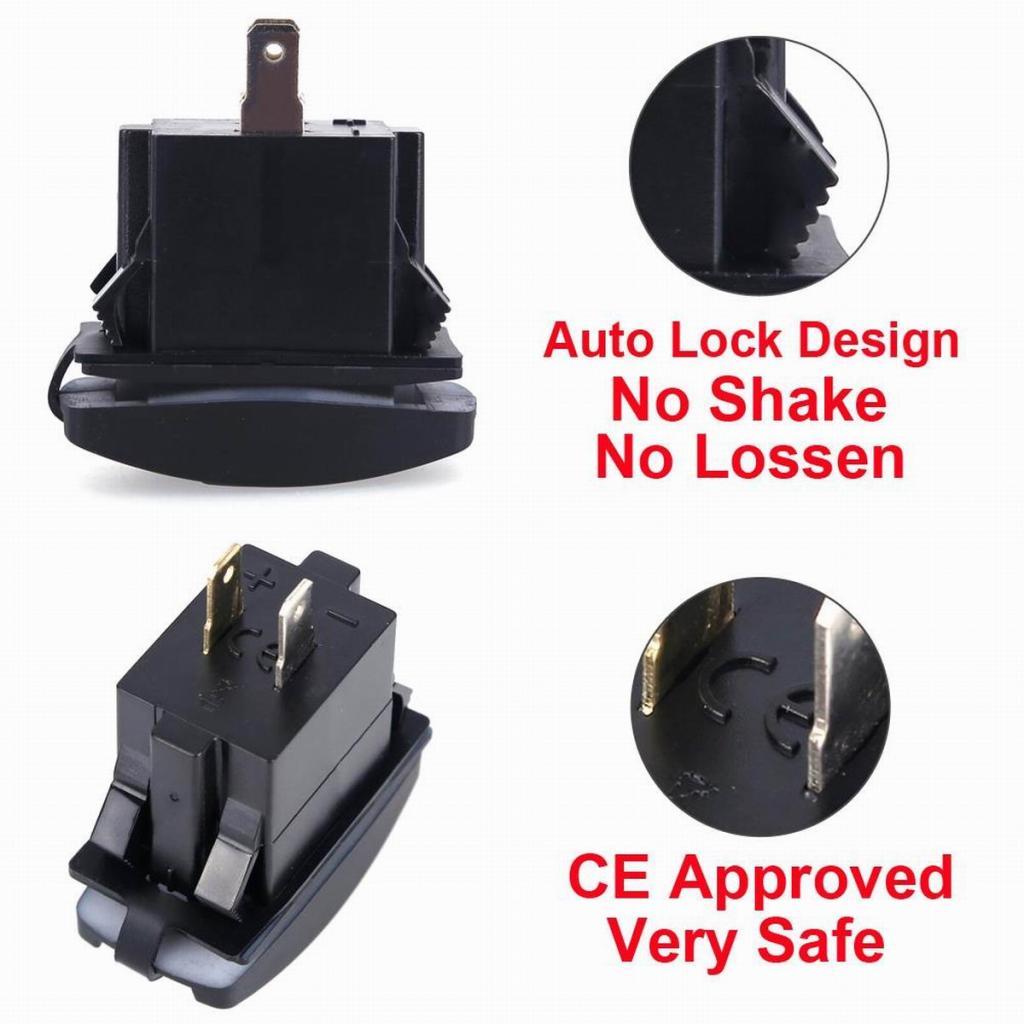High Quality USB Charger 3.1A Car Charger Socket for iPhone Samsung