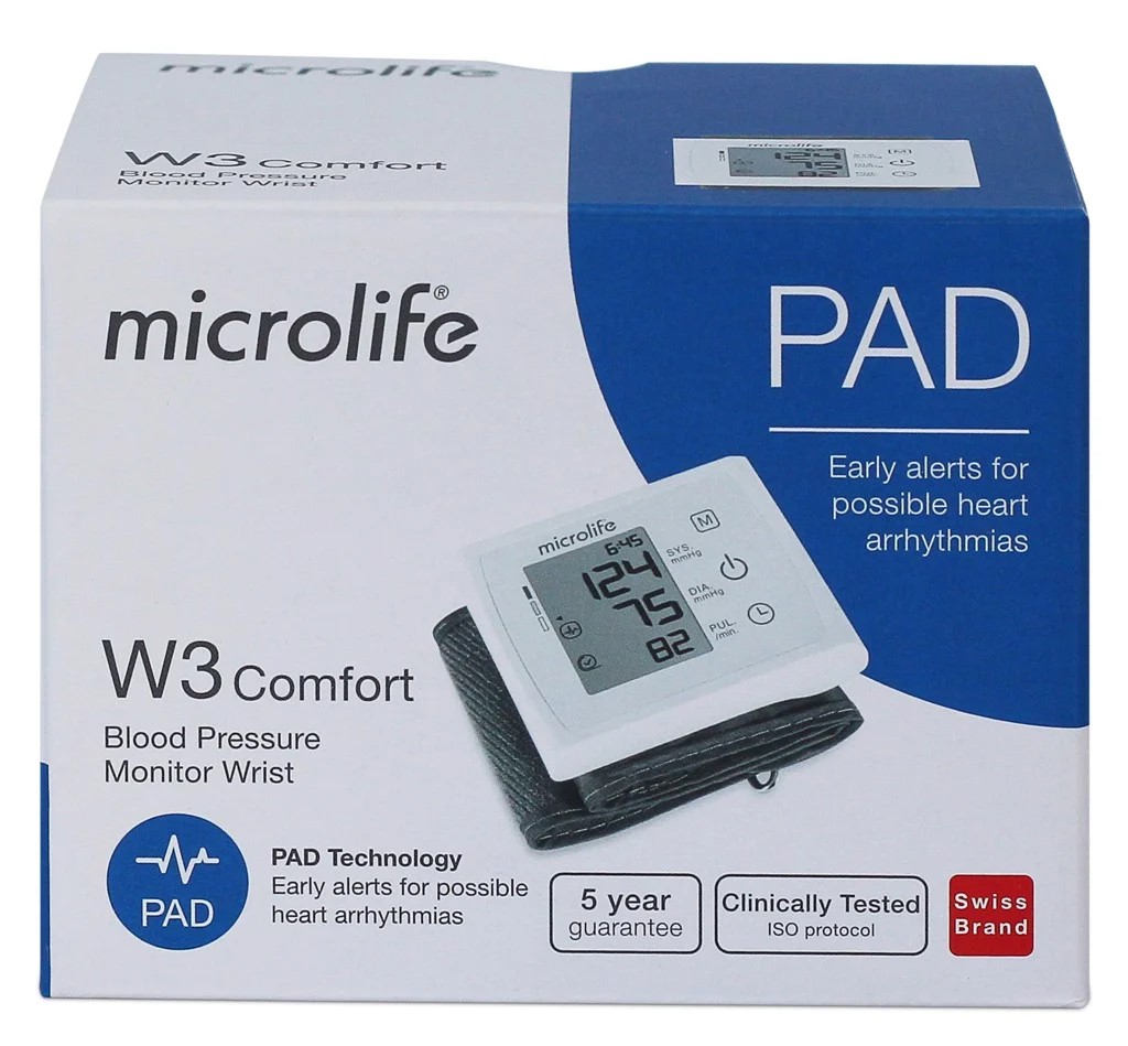 Máy Đo Huyết Áp Cổ Tay Microlife W3 COMFORT