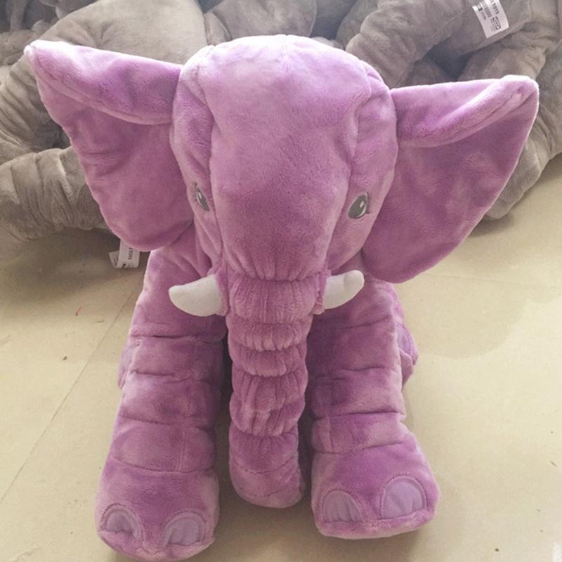 40 cm Con Voi Sang Trọng Đồ Chơi Xoa Dịu Con Búp Bê Nhồi Bông Sang Trọng Gối Trang Trí Nội Thất cho Bé Xe Giường Cũi