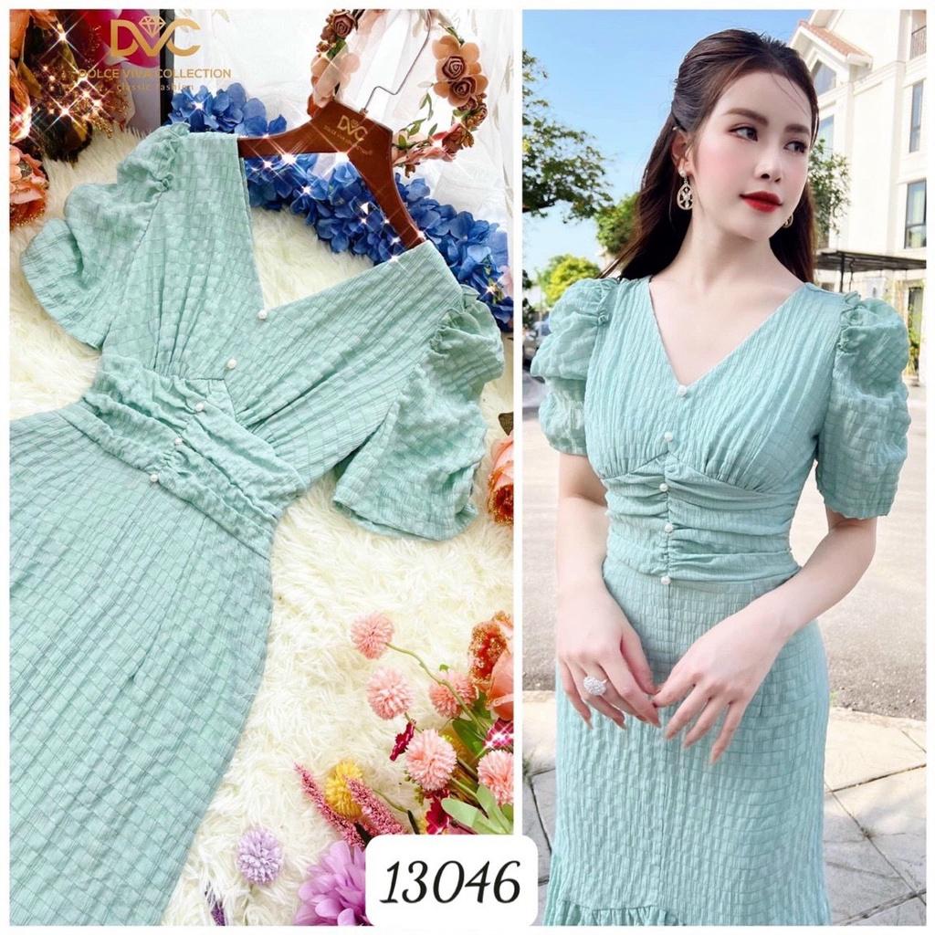 Đầm xốp nhún sang trọng nổi bật hàng chuẩn shop siêu xinh - tiểu thư sang trọng cho các nàng