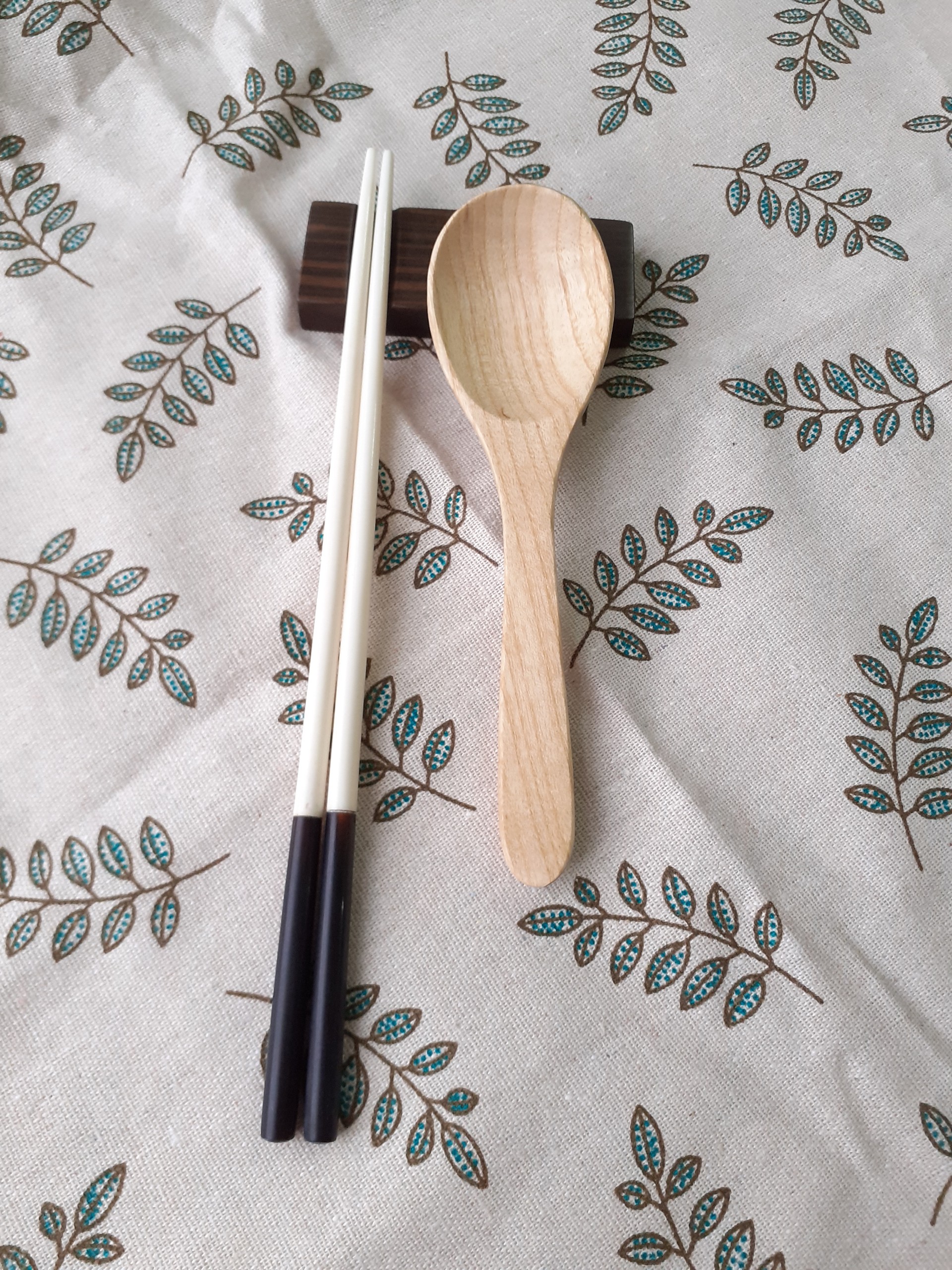 Bộ 6 thìa, muỗng ăn cơm GỖ TẦN BÌ 15.5 cm x 4 cm