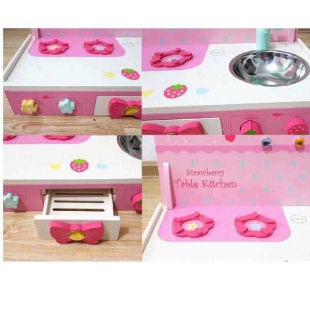 Đồ chơi Bộ bếp dâu hồng