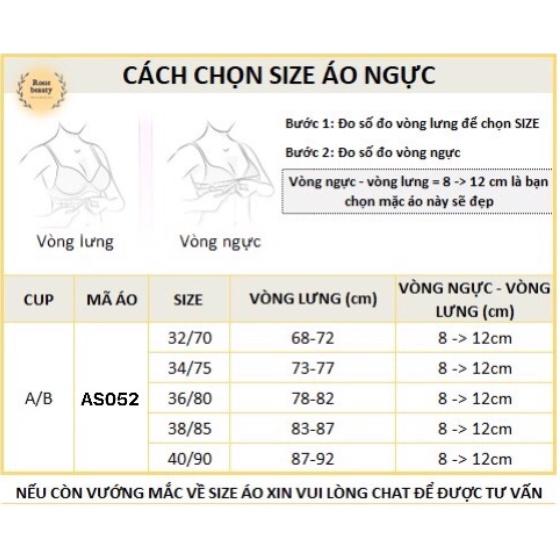 M100. Áo ngực không dây cài trước - áo ngực chống tụt, áo cup ngực không dây AS052 mặc áo hở vai, đầm maxi