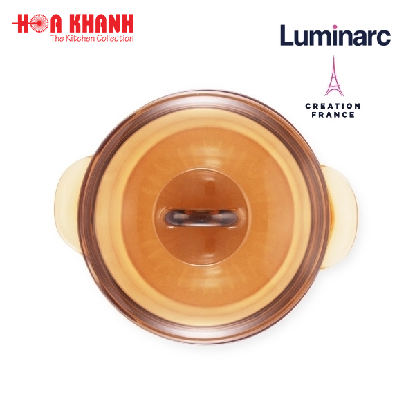 Bộ 2 Nồi Thủy Tinh Luminarc Amberline Granite 1.5l + 3l