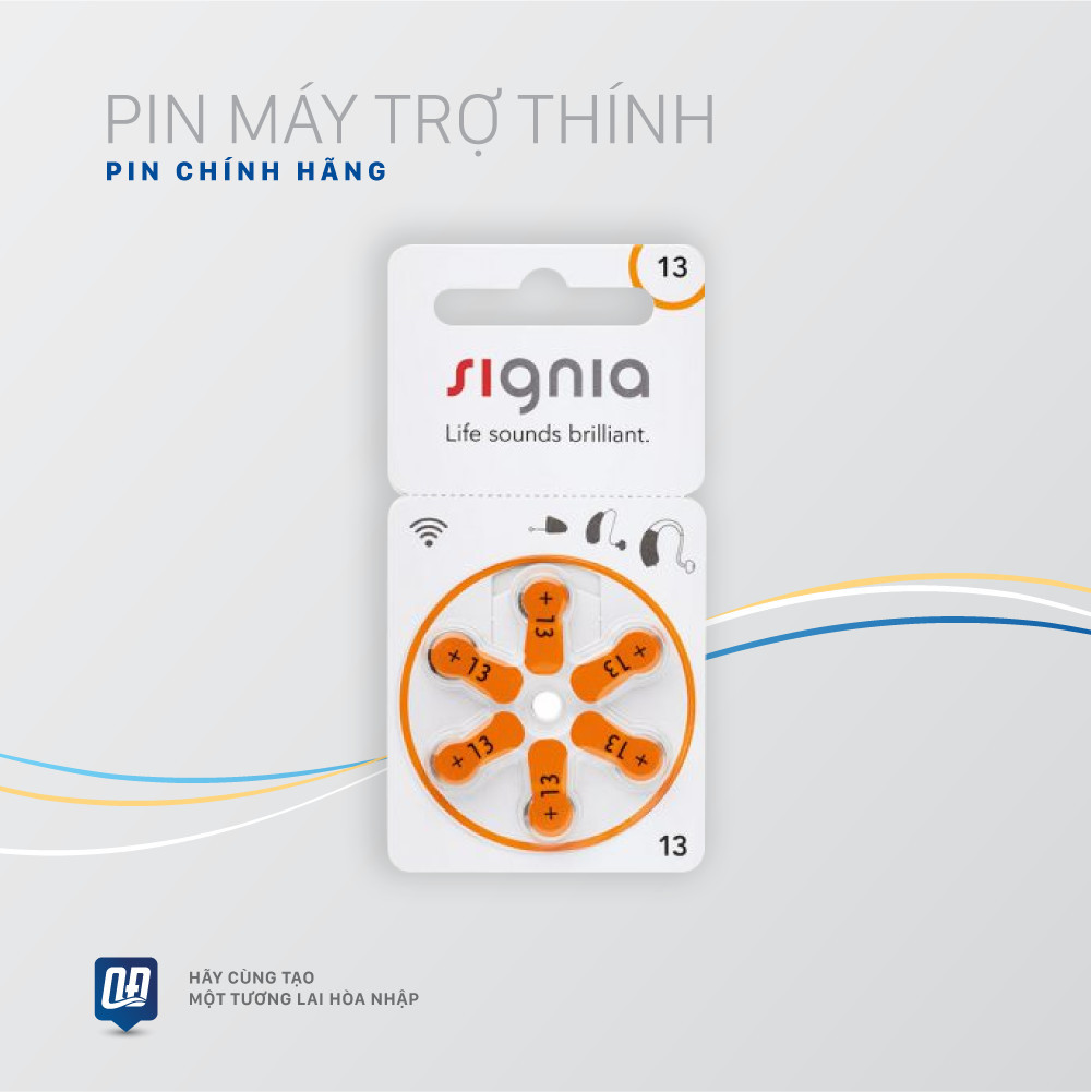 Pin máy trợ thính Signia 13