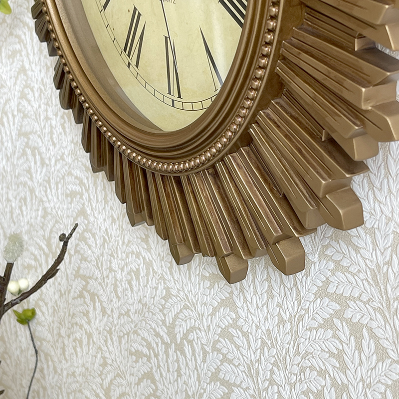 Đồng hồ Rhythm CMG887NR18,  Kt 37.0 x 37.0 x 4.3cm, Vỏ Polyresine. Dùng Pin.