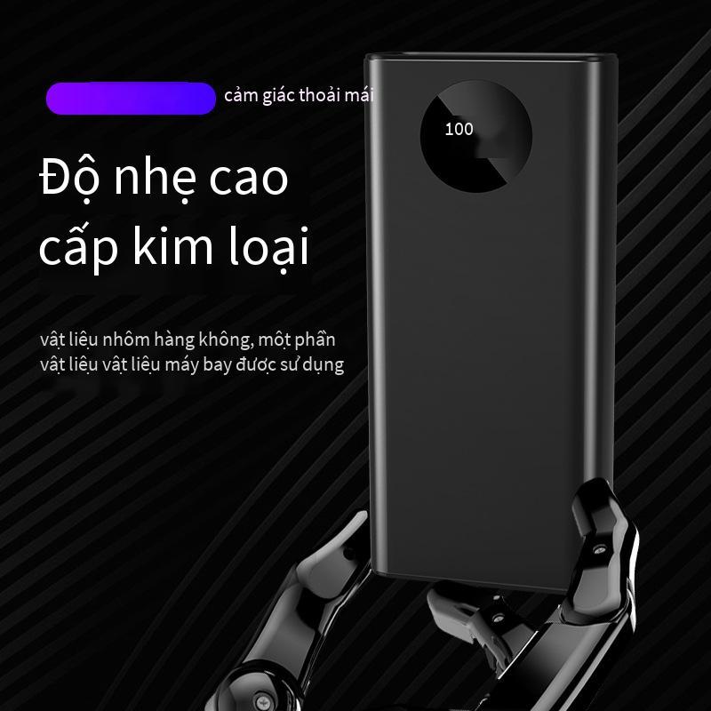 Giao hàng nhanh cao cấp cáp khép kín 20000 mAh màn hình hiển thị kỹ thuật số màn hình hợp kim điện thoại di động sạc dự phòng kho báu logo quà tặng