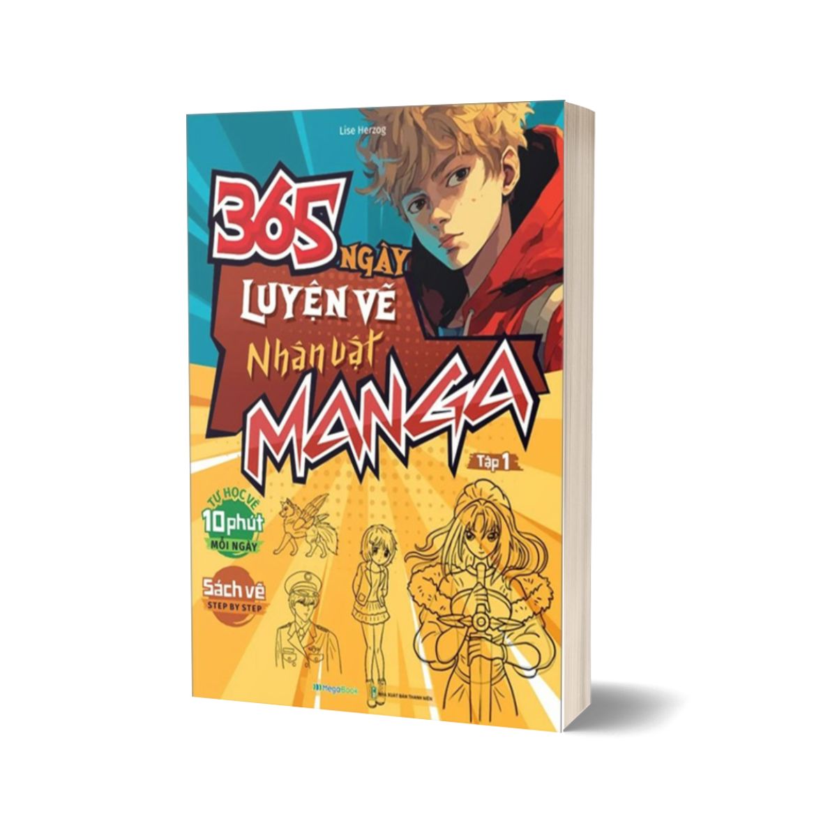 365 Ngày Luyện Vẽ Nhân Vật Manga - Tập 1