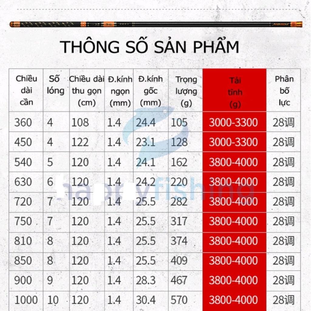 cần câu tay phục ma khinh lượng 6H chuyên săn hàng tải cá 40kg