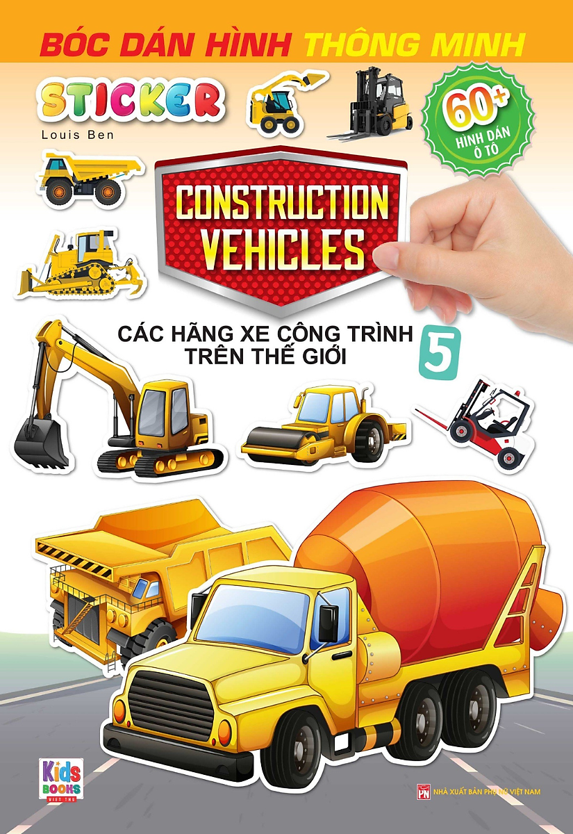Sticker Bóc Dán Hình Thông Minh - Construction - Các Hãng Xe Công Trình Trên Thế Giới 5