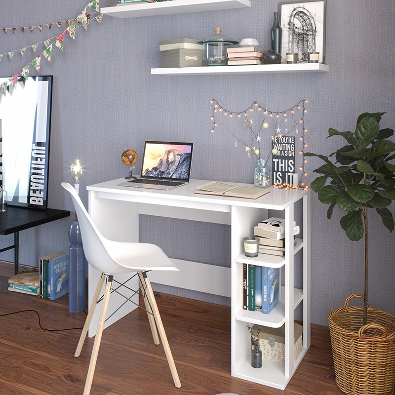Bàn Học Bàn Làm Việc Kết Hợp Kệ Sách Đa Năng Tiện Dụng Với Người Dùng Kích Thước 100x40cm