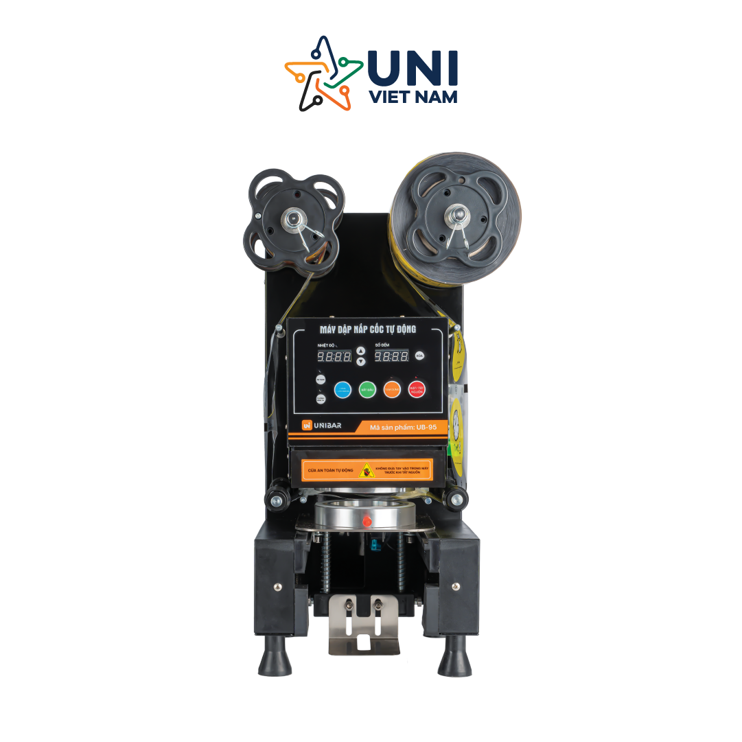 Máy dập nắp cốc tự động UniBar UB-95 Hàng Chính Hãng