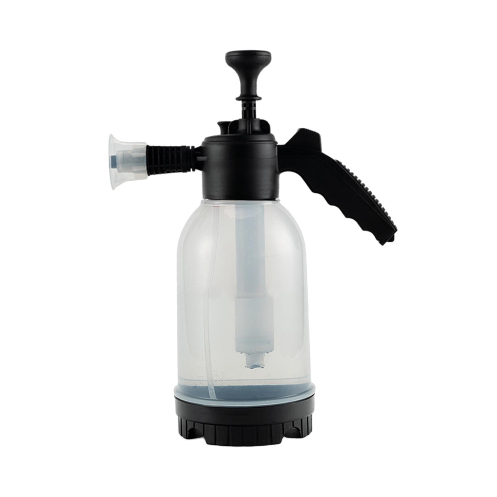 Spray Kettle Manual Foaming Sprayer 60° Spray Range Soap Sprayer Bottle Wind Hand 2L Pressure Foam Sprayer for Home Cleaning