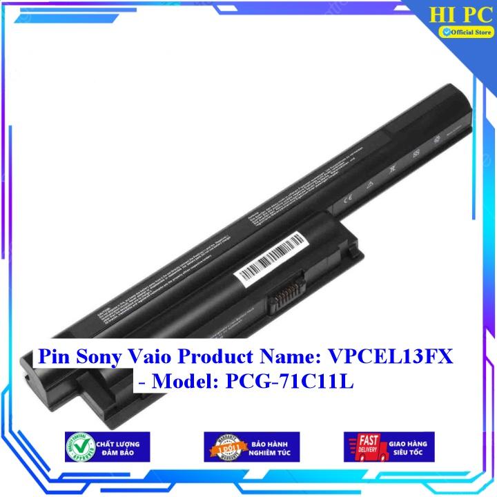 Pin Sony Vaio Product Name: VPCEL13FX - Model: PCG-71C11L - Hàng Nhập Khẩu