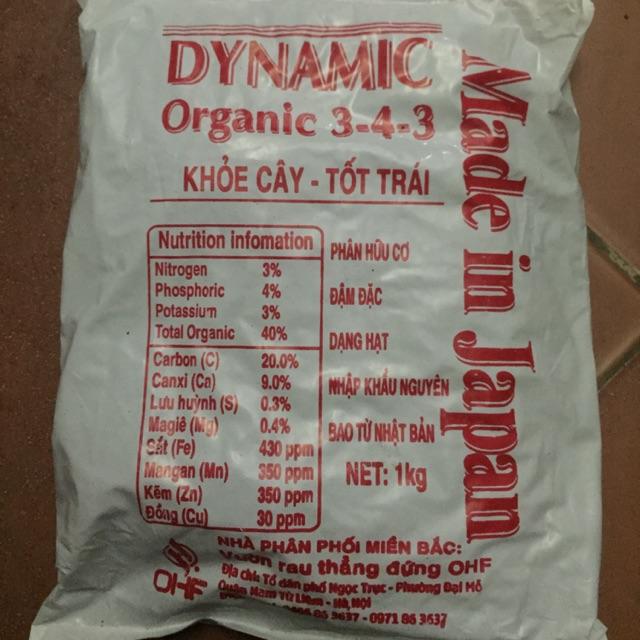 Phân gà Organic 3-4-3 túi 1kg