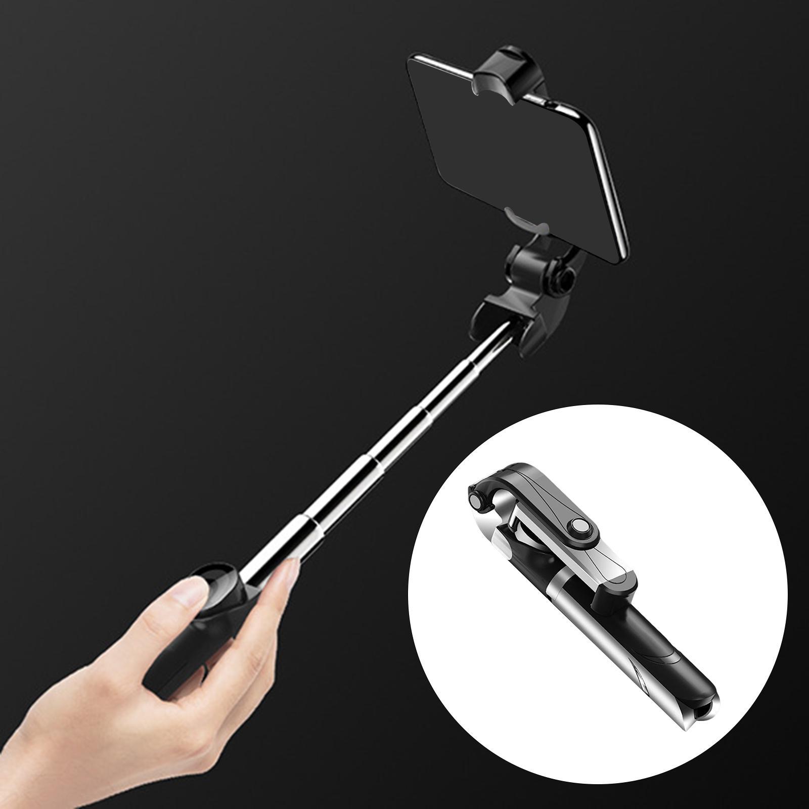 3 in 1 Folding Tripod Bluetooth Extendable Selfie Stick Wired Phone