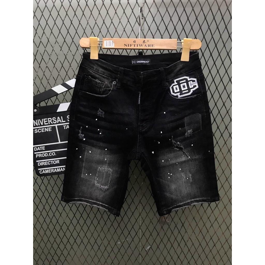 QUẦN SHORT JEAN NAM VẢI CO GIÃN THÊU CAO CẤP 206