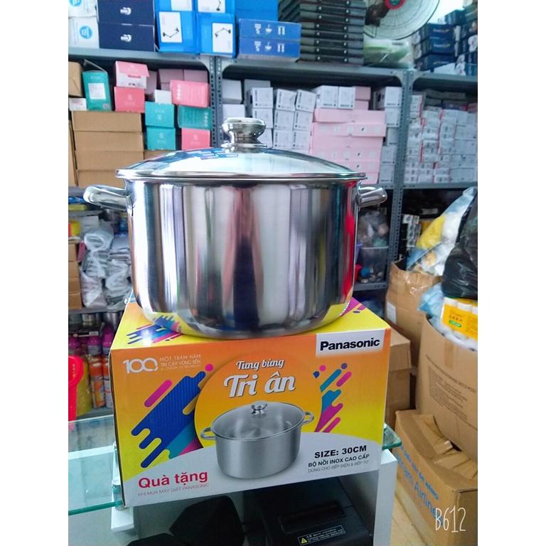 NỒI LUỘC GÀ INOX SIZE 30CM SIỂU TO - QUÀ TẶNG TỪ PANASONIC