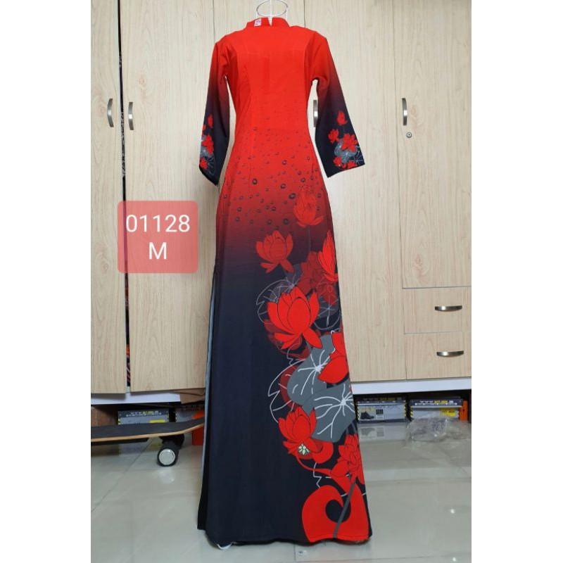 Bộ áo dài lụa nhật