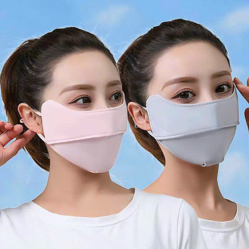 Khẩu trang chống tia UV, khẩu trang chống nắng UPF 50+ - Unisex nam nữ đều thích hợp