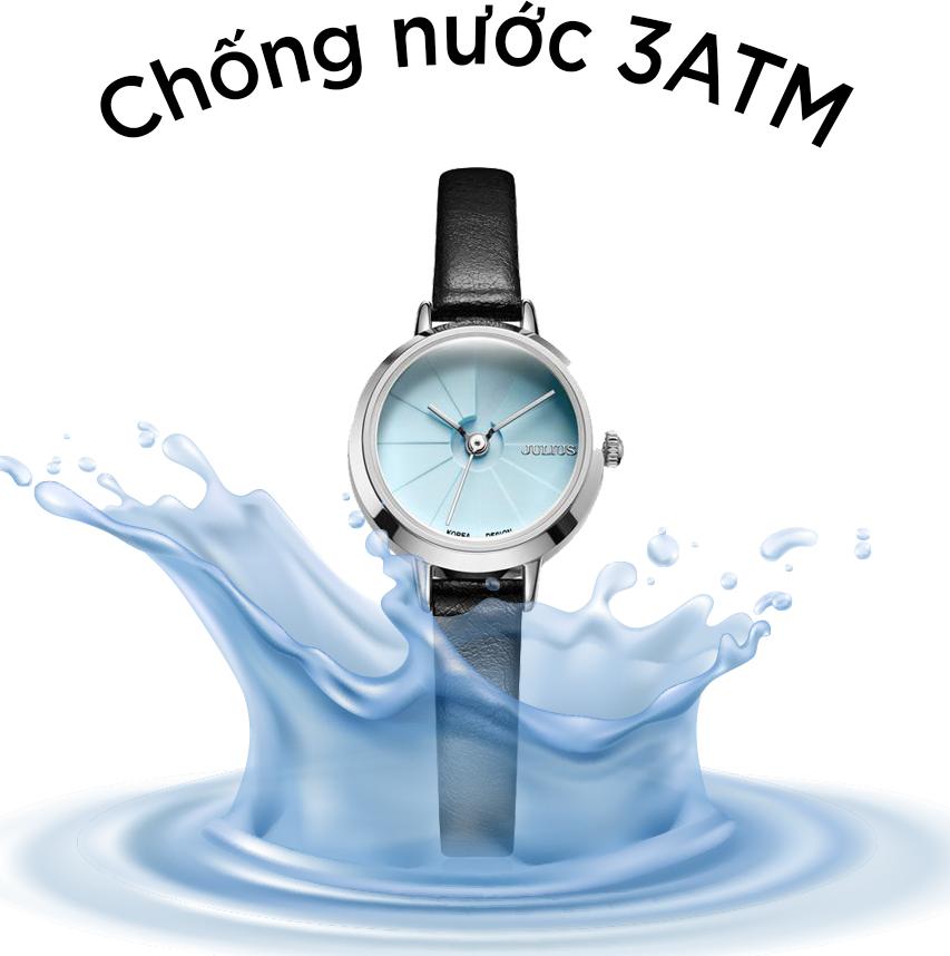 Đồng Hồ Nữ Julius Hàn Quốc JA-979 Dây Da