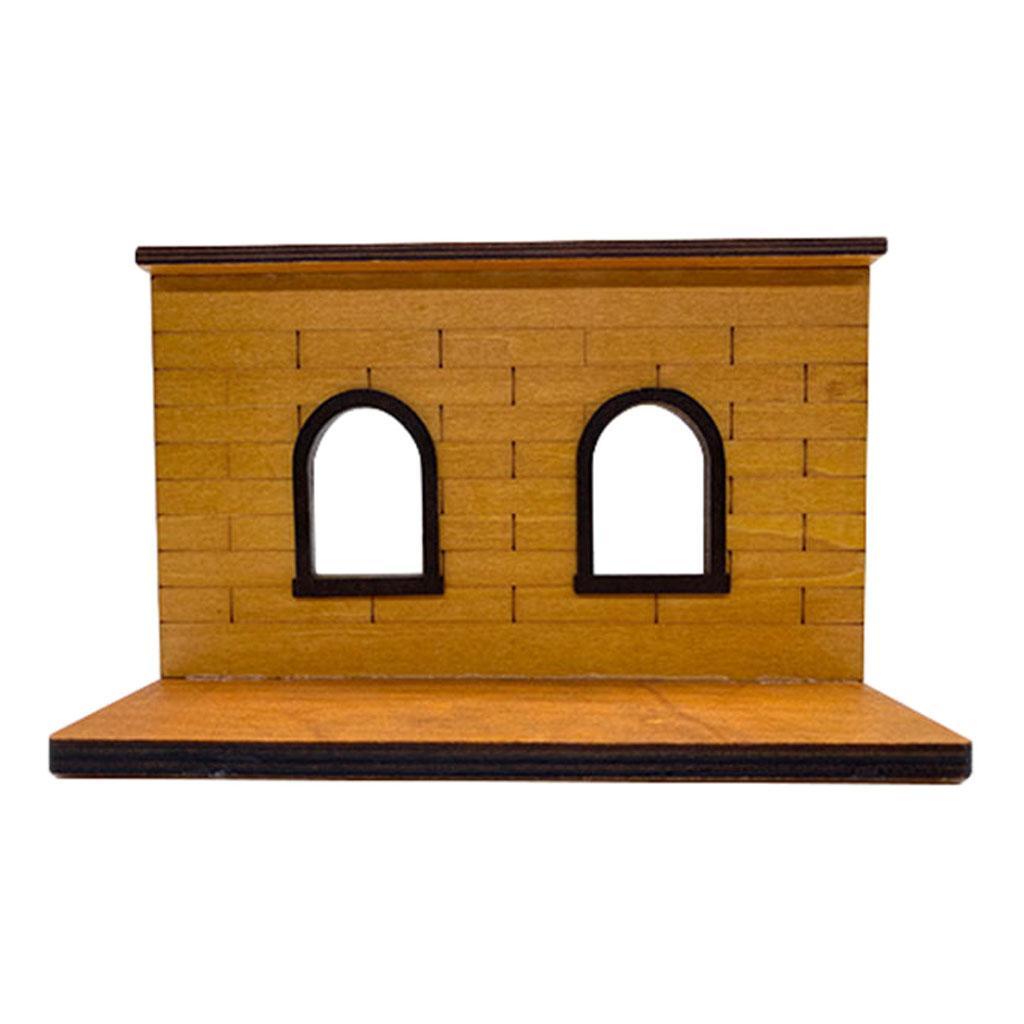 Dollhouse Wooden  Background Board  Style 1