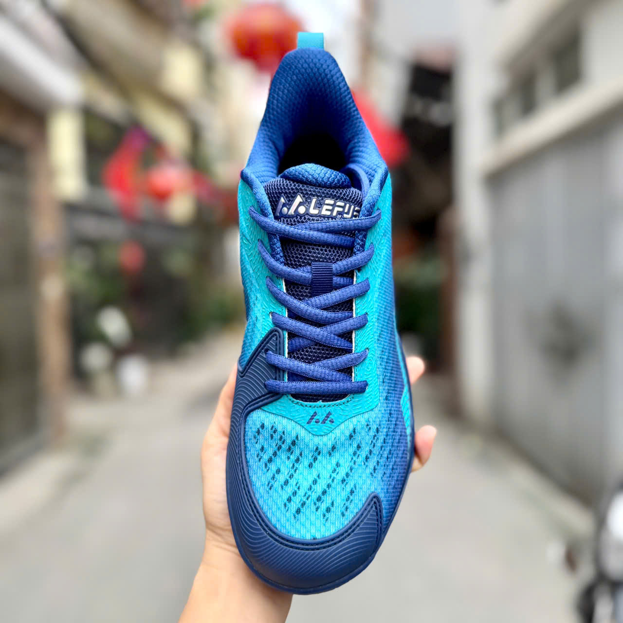 [Chính hãng 36-44] Giày pickleball, cầu lông lefus L040 cao cấp - Đến kếp 2 lớp siêu bền có giảm chấn, chống lật cổ chân