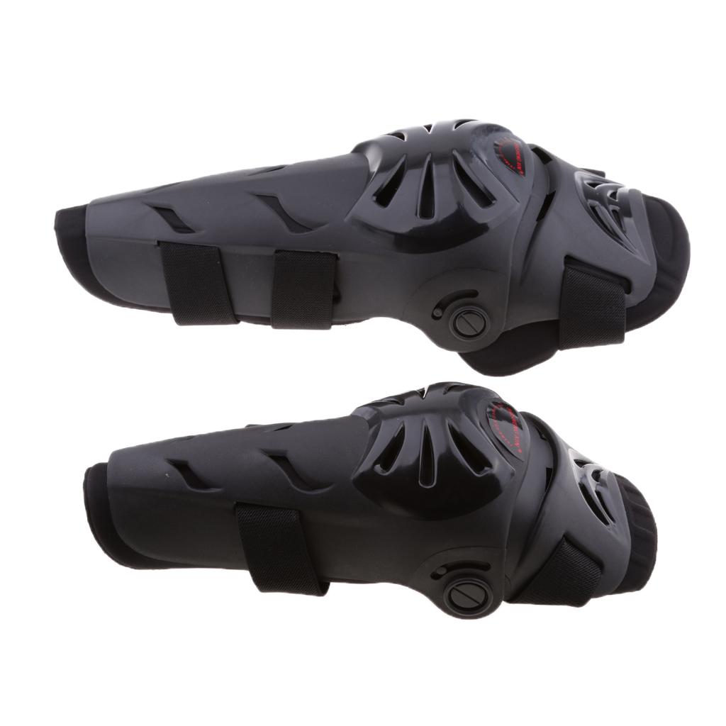 4Pieces Motorcycle Motocross Cycling Elbow and Knee Pads Protector Guard Armors Set Black