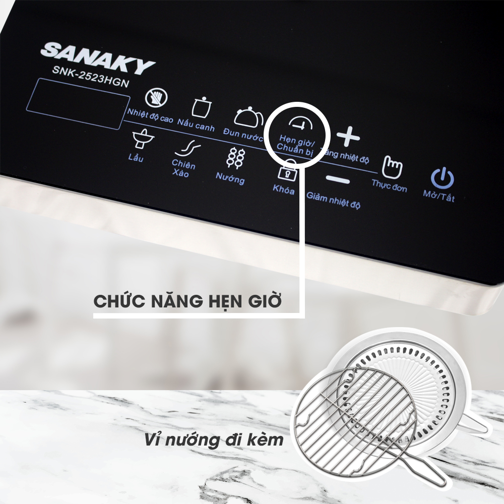 Bếp Hồng Ngoại Sanaky SNK2523HGN - Hàng chính hãng