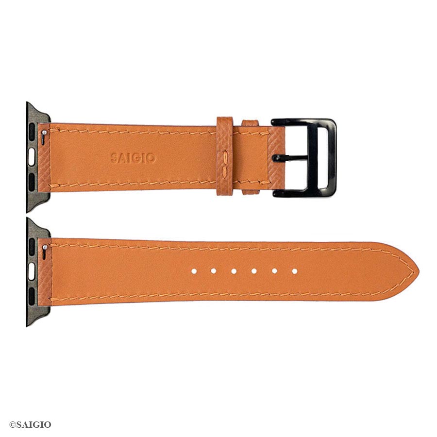 Dây Đồng Hồ Apple Watch 41mm 40mm 38mm, Chất Liệu Da Bê EPSOM Thảo Mộc Cao Cấp, Nhập Khẩu Từ Châu Âu, Dây Đeo Phong Cách Hiện Đại và Sang Trọng, Tương Thích Các Phiên Bản Series 10/9/8/7/6/5/4/3/2/1/SE/SE2