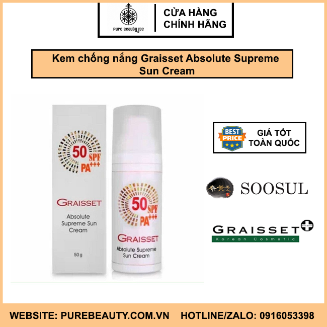 Kem chống nắng Graisset Absolute Supreme Sun Cream