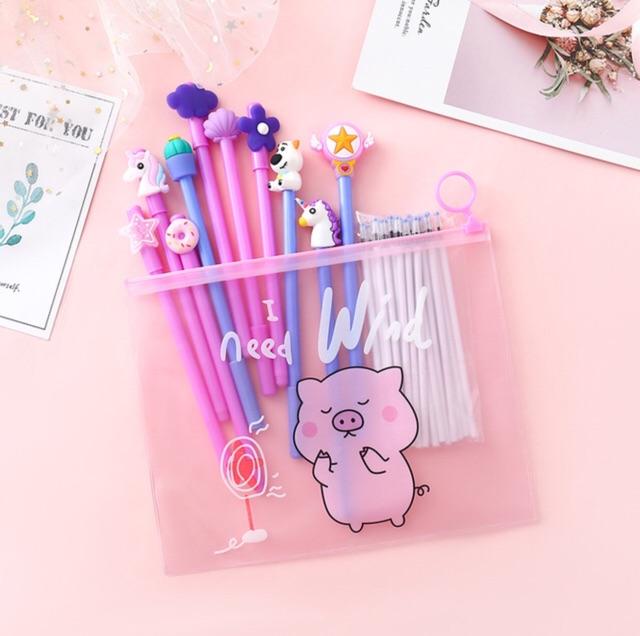 Combo 10 - 20 Bút Nước Hình Và Ruột Bút