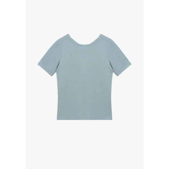 Áo Thun Gân Dây Chéo Nữ - Women's Cross Back Shirt - LO22649001