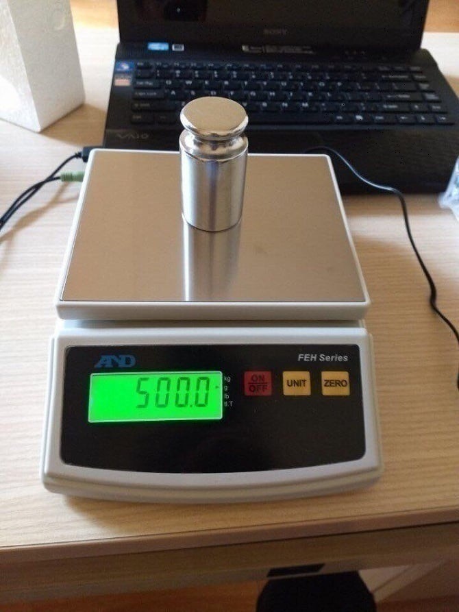 Cân điện tử FEH 6kg, cân chính xác, cân để bàn nhà bếp